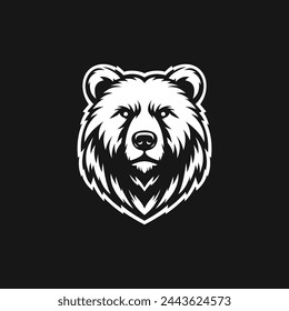 Bear logo vector. EPS 10 editable vector