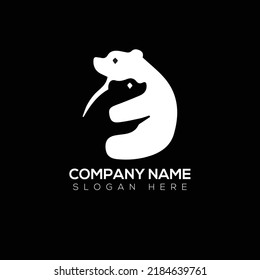 Bear  logo vector illustration design