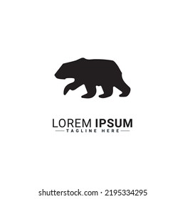 Bear logo vector illustration design 