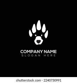 Bear logo vector illustration design 