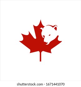 Bear logo - vector illustration, emblem design on white background
