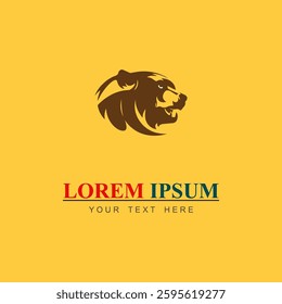 bear logo vector illustration icon