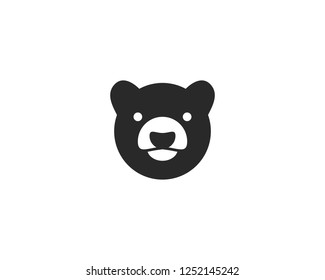Bear logo vector template