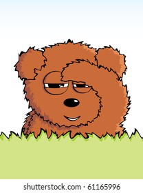 Bear looks into the distance and sees his beloved