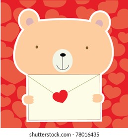 Bear with love letter 8