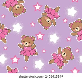 BEAR MAGIC PRINCESS BALLET CUTE 