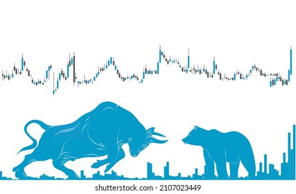 Bear Market Bull Market Stock Chart Stock Vector (Royalty Free ...