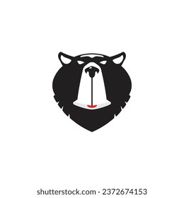 Bear mascot cartoon, Vector illusrations for T-shirts and logo design