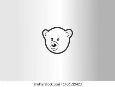 bear mascot idea for logo, emblem, symbol, icon.