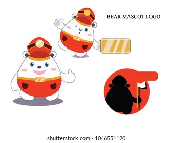BEAR MASCOT LOGO 