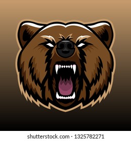 Bear Mascot Logo