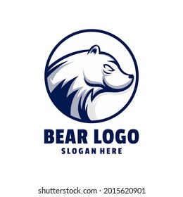 bear mascot logo design vector