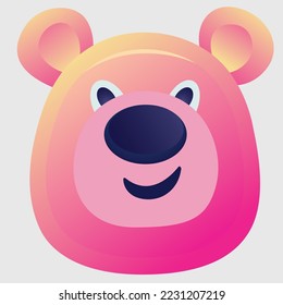Bear Mascot Logo, Bear vector design, Animal Gradient Logo Design, Bear Minimal logo, Branding, Creative logo designs, vector illustration, Sports Bear Vector Gradient Icon, Esports Symbol - Shutterstock ID 2231207219