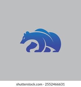 Bear mascot vector for emblem design and icon design.