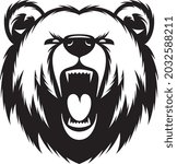 Bear Mascot - Vector Illusrations for T-shirts and Logos