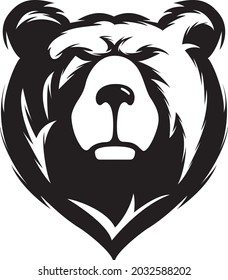 Bear Mascot - Vector Illusrations for T-shirts and Logos