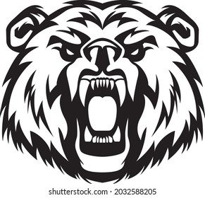 Bear Mascot - Vector Illusrations for T-shirts and Logos