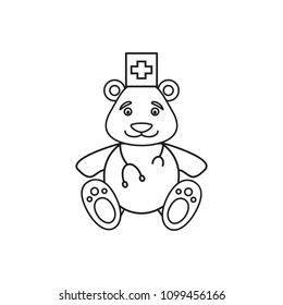 Bear of medical icon