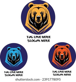 BEAR MINIMALIST LOGO DESIGN ART 