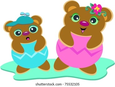 Bear Mom and Son