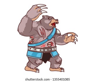 Bear Monster Cartoon