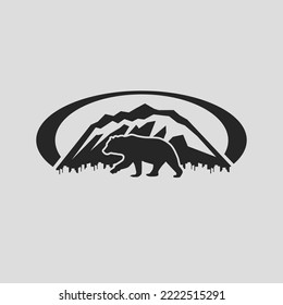 bear mountain n city logo