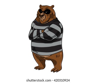 Bear Occupational Character - Thief