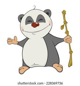Bear. Panda. Cartoon 