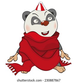 Bear. Panda. Cartoon 