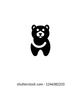 Bear Panda Cute Animal Wildlife Creative Silhouette Vector  Logo