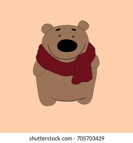bear pattern vector illustration 