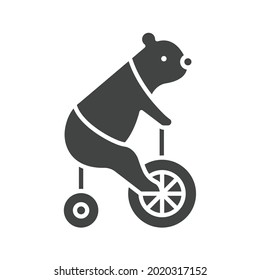 Bear Performing icon vector image. Can also be used for Village. Suitable for mobile apps, web apps and print media.