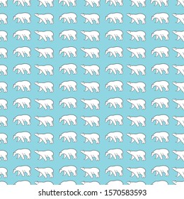 
bear polar bear vector seamless wallpaper background