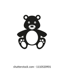 Bear present toy icon
