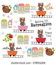 bear recreation pattern