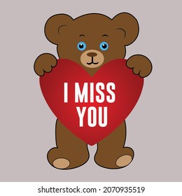 Bear say I miss you