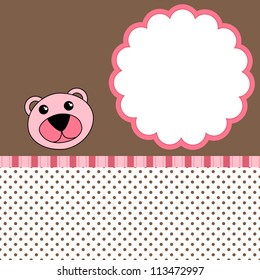 Bear scrapbook Layout