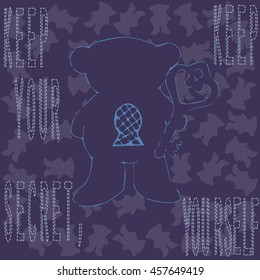 bear secret card