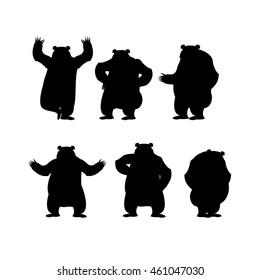 7,387 Sitting bear silhouette Images, Stock Photos & Vectors | Shutterstock