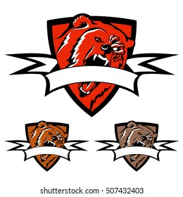 Bear shield logo