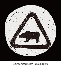 bear sign doodle