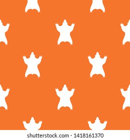 Bear skin pattern vector orange for any web design best
