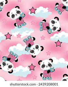 bear sleep cute panda 
magic star