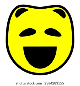 Bear Smile V98 Patch Streetwear, Urban, Luxury, Modern Design Patch Commercial Use