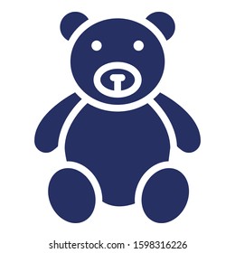 
Bear, soft, stuffed, teddy, toy  Isolated Vector icon which can easily modify or edit
