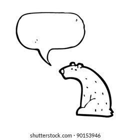 bear with speech bubble