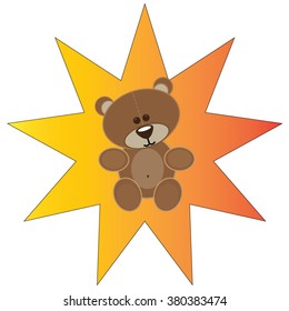 Bear in star