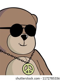 bear with sunglasses