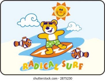 bear surfer