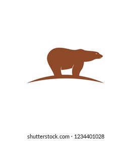 Bear symbol - vector illustration